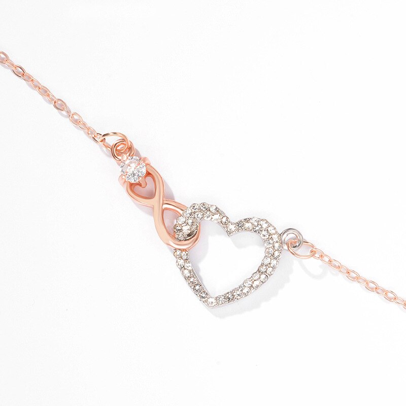 Infinity-love Heart Necklace For Women-Jewelry